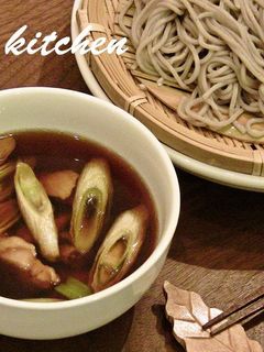 鴨せいろ風?鶏のつけ蕎麦✿-レシピのメイン写真
