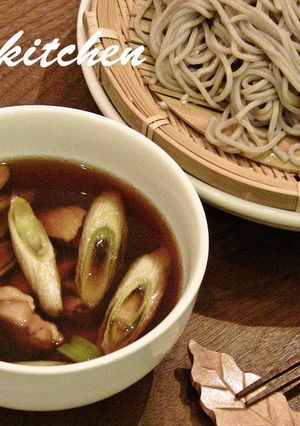 鴨せいろ風?鶏のつけ蕎麦✿-レシピのメイン写真