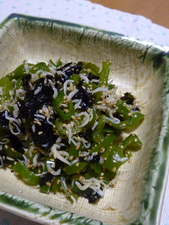 ピーマンの海苔和え-レシピのメイン写真
