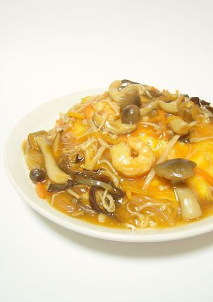 赤い甘酢の＊あんかけ焼きそば-レシピのメイン写真