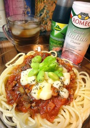 常備品で！簡単＆野菜たっぷりミートソース-レシピのメイン写真