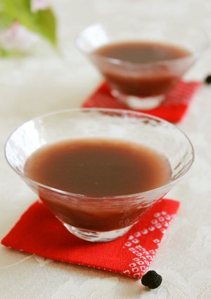 羊羹＋ほうじ茶をチンしてほうじ茶の水羊羹-レシピのメイン写真