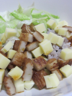チーズとさつま揚げの旨み丼-レシピのメイン写真