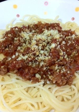 かんたん☆手抜きでおいしいミートソース-レシピのメイン写真