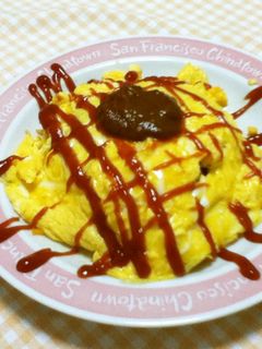 ふんわりとろとろオムライス♪らくパック-レシピのメイン写真