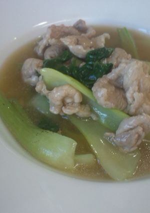 青梗菜と豚肉の中華風-レシピのメイン写真