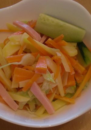 野菜とハムの甘酢漬け-レシピのメイン写真