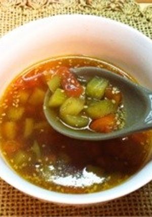 ナスとトマトの中華スープ☆☆☆-レシピのメイン写真