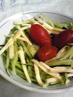 キュウリ素麺のサラダ-レシピのメイン写真