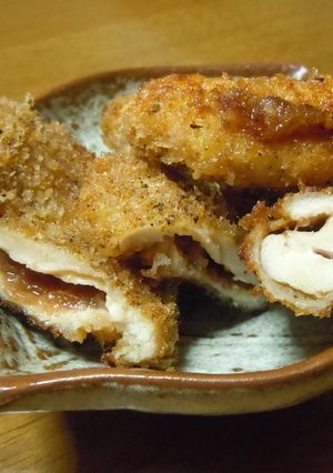 鶏むね肉の梅ソースはさみ揚げ-レシピのメイン写真