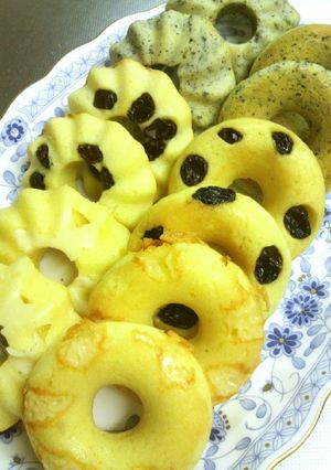 ＊すぐ出来！サクッおいしい焼きドーナツ＊-レシピのメイン写真