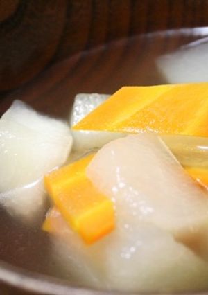夏はコレ！夕顔（冬瓜）でさっぱりスープ-レシピのメイン写真