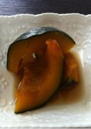 シリコンスチーマーで簡単！カボチャの煮物-レシピのメイン写真