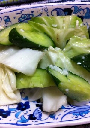 塩麹できゅうりとキャベツの漬物-レシピのメイン写真