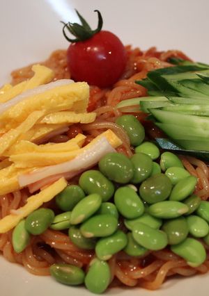 つるつるっと♡韓国風冷し麺♪ビビン麺-レシピのメイン写真