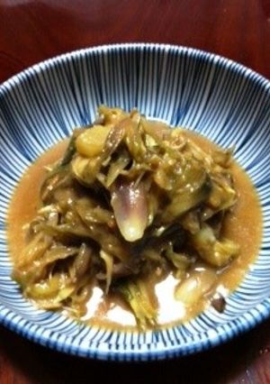 みょうがの甘味噌炒め-レシピのメイン写真