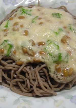 ネバネバとろろそば！！-レシピのメイン写真
