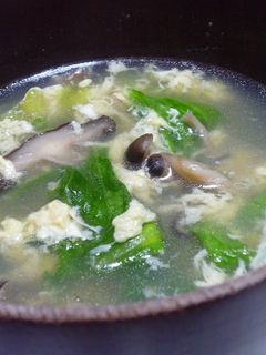 レタスときのこのタマゴスープ♪-レシピのメイン写真