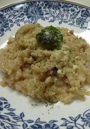 冷蔵庫の残り物でお手軽豆乳リゾット-レシピのメイン写真