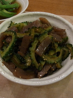 ゴーヤとこんにゃくの炒り煮-レシピのメイン写真