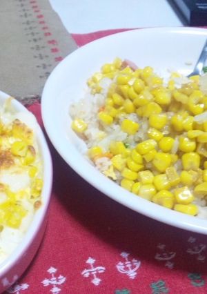 コーン炒飯-レシピのメイン写真