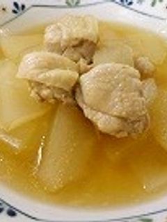 鶏肉と冬瓜の中華風スープ!-レシピのメイン写真