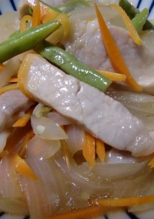 豚肉と玉ねぎの簡単煮込み-レシピのメイン写真