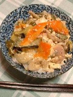 野菜炒め丼(豆腐入り)-レシピのメイン写真