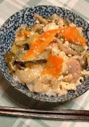 野菜炒め丼（豆腐入り）-レシピのメイン写真