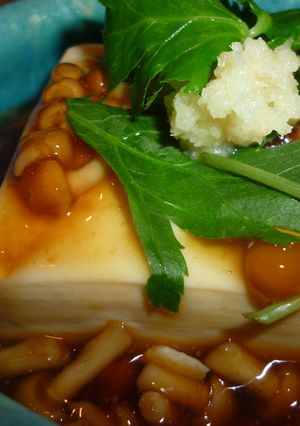 なめこ♡煮豆腐-レシピのメイン写真