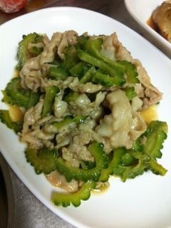 ゴーヤと豚バラスライスの味噌炒め-レシピのメイン写真