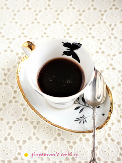 黒糖カフェの水羊羹&抹茶ラテの水羊羹-レシピのメイン写真