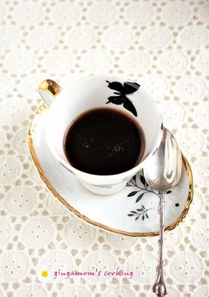 黒糖カフェの水羊羹＆抹茶ラテの水羊羹-レシピのメイン写真