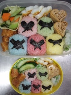 ゴーカイジャー弁当☆-レシピのメイン写真