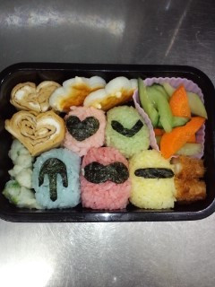 ゴレンジャー弁当☆-レシピのメイン写真