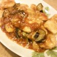 鶏となすのチリソース