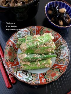 簡単☆オクラの味噌ゴマ和え-レシピのメイン写真