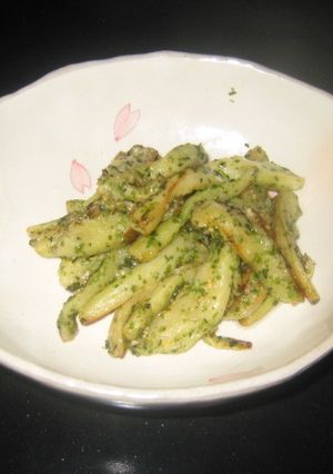 炒めナスの青海苔かけ-レシピのメイン写真