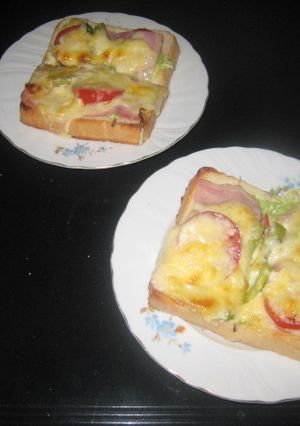 日曜日の朝は、簡単ピザトースト-レシピのメイン写真