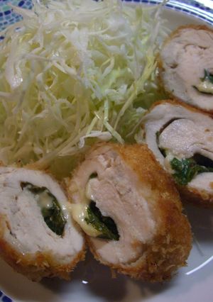 鶏胸身のチーズロールカツ-レシピのメイン写真