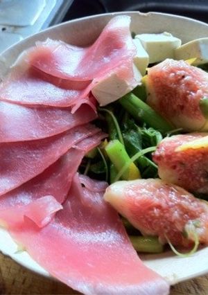 いちじくと生ハムのレモンサラダ(^^)-レシピのメイン写真
