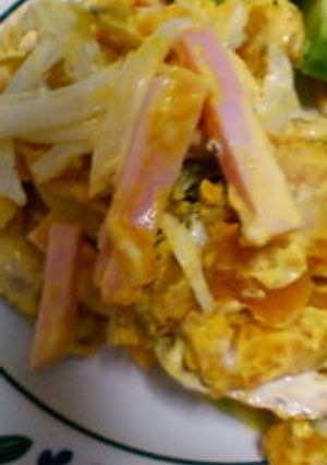 ロースハムとかぼちゃの爽やかサラダ♪-レシピのメイン写真