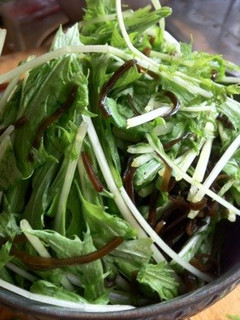 水菜の塩昆布モミモミサラダ(´Д` )-レシピのメイン写真