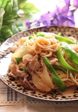 冷蔵庫の余り物で！そうめんチャンプルー-レシピのメイン写真