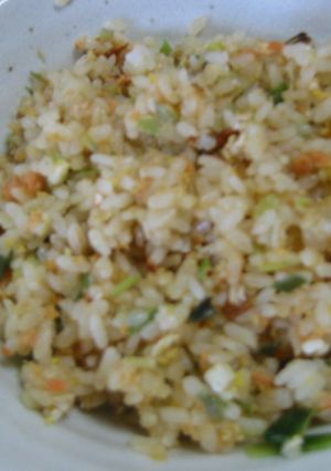 サケとみょうがのチャーハン-レシピのメイン写真