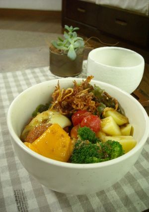 簡単　とろ～りチーズかつ丼♪-レシピのメイン写真