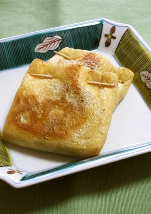 カレーチーズで油揚げの焼き巾着-レシピのメイン写真