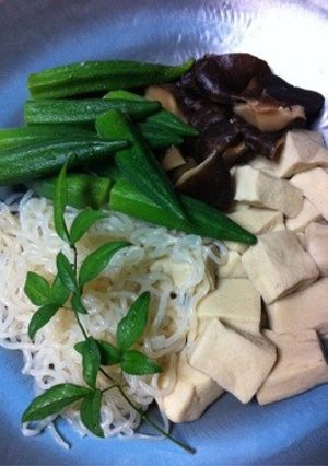 田舎風関西味・高野豆腐とシラタキの煮しめ-レシピのメイン写真