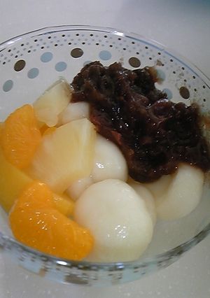 もちもち♪豆腐白玉ぜんざい-レシピのメイン写真