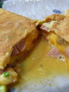 チーズ in 納豆オムレツ-レシピのメイン写真